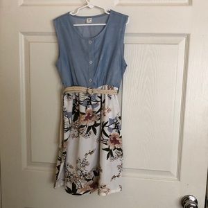 Girls floral dress